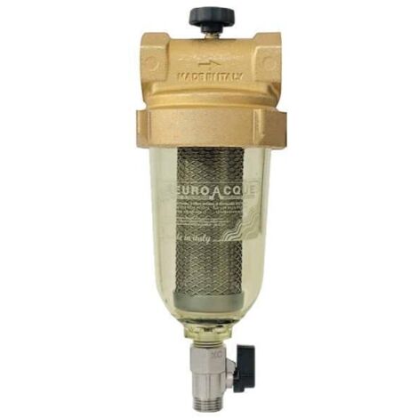 Filtro autopulente a spazzole testa e ghiera in ottone attacco 1” f portata 52 l/min euroacque rot0000b