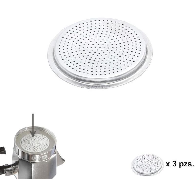 Filtro Cafetera Aluminio Classic / Inducción 3 Tazas (3 Unidades) En Oferta Filtro Cafetera Aluminio Classic / Inducción 3 Tazas (3 Unidades)