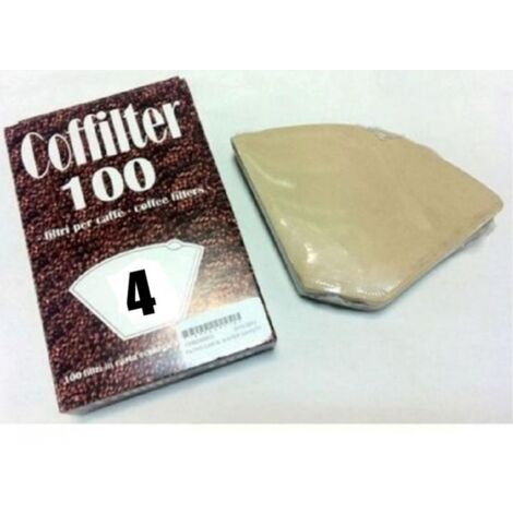 FILTRO CAFFE' CAFFETTIERA AMERICANA N.4 SCAT.100pz