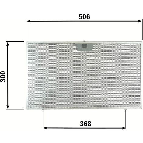 Filtro cappa in alluminio adattabile cappa Faber 133001867 cm.22,1 x 22,1