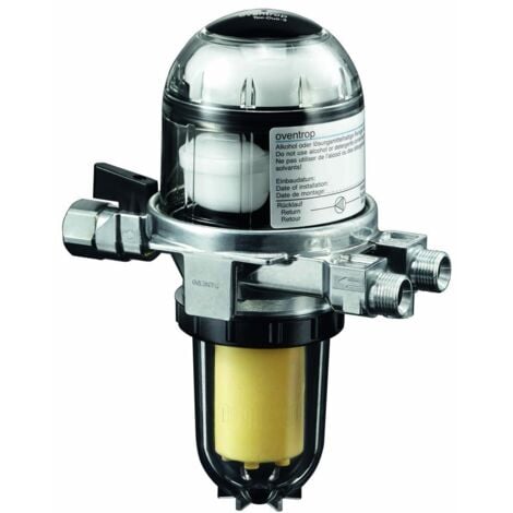 OVENTROP Filtro carburante con separatore d'aria e raccordi 3 MF 12X17-12X17