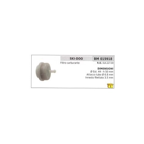 Filtro carburatore SKI-DOO Ø esterno 44mm altezza 50mm 414.227.00
