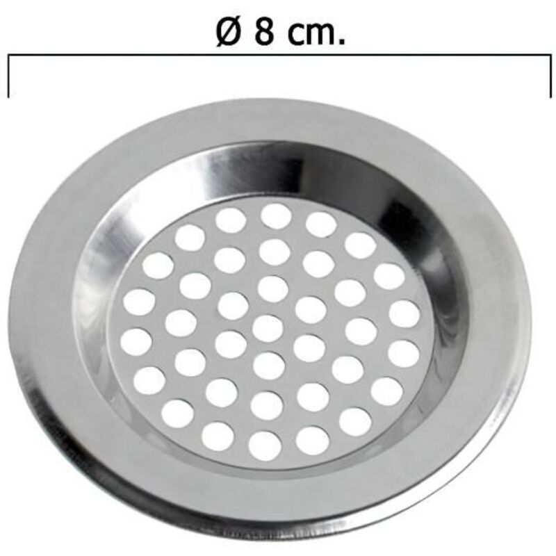 

Filtro Cestillo Para Lavabo / Fregadero Inoxidable 8 cm.