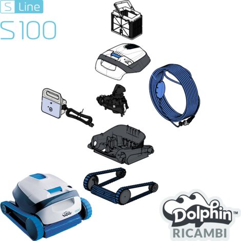 Filtro completo maglia fine robot Dolphin S100