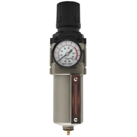 Filtro con regulador decantador de instalaciones neumáticas                 Caudal de aire 4500 - Medida rosca 3/4"