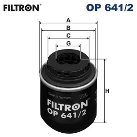 FILTRO DE ACEITE OP6412 FILTRON