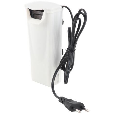 Filtro de acuario mini cascada integrado de 3 W con funcionamiento silencioso para niveles bajos de agua – plástico, ideal para tortugas y acuarios pequeños.