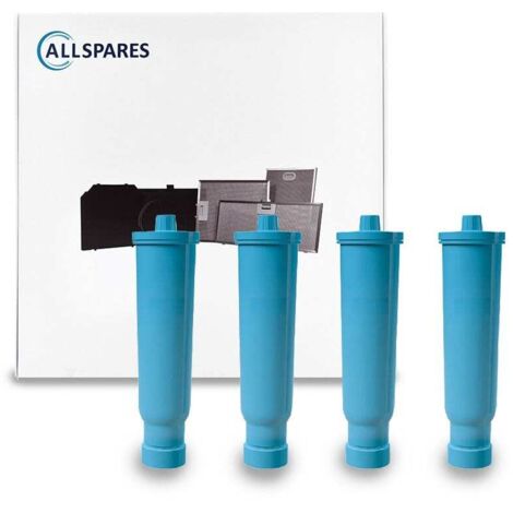 Filtro de agua AllSpares (4 uds.) apto para cafeteras JURA IMPRESSA/Ena  Filtro de repuesto para JURA Blue