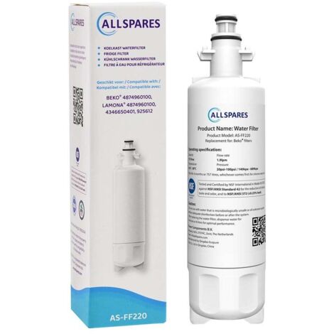 Filtro de agua AllSpares AS-FF220