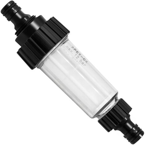 Filtro de agua con adaptador 15648, 3/4", para hidrolimpiadoras, bombas o autocaravanas, compatible, entre otros, con Kärcher 4.730-059.0