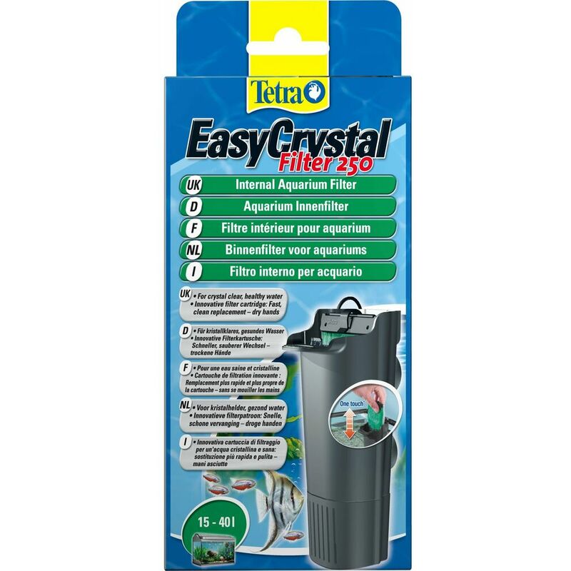 

Filtro de Agua EasyCrystal Filter 250 Interior Acuario (Reacondicionado D)
