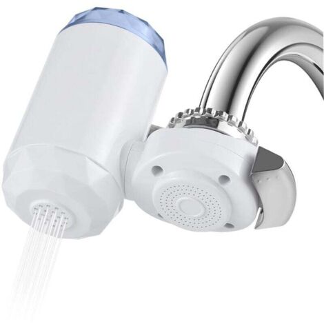 Filtro de agua para fregadero, sistema de filtración de agua para grifo de 264 galones, reduce el cloro y el mal sabor, con 1 filtro.