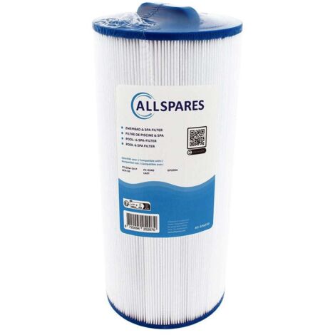 Filtro de agua para spa AllSpares PTL50W-SV-P-4 / 6CH-50