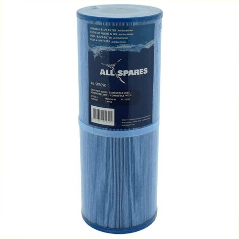 Filtro de agua para spa AllSpares SC706-S / 40506M (antibacteriano)