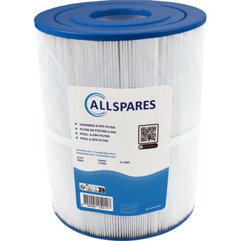 Filtro de agua para spa AllSpares SC713 / 80651 / C-8465