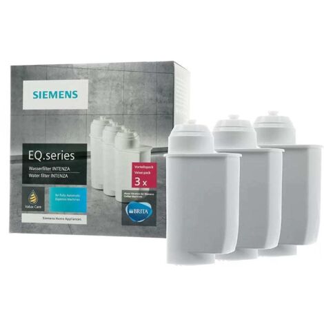 Filtro de agua Siemens EQ. Serie Brita Intenza 17005980 / TZ70033A (paquete de 3)