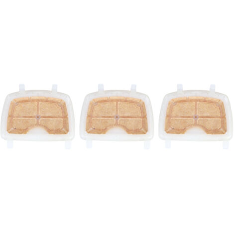 Filtro de aire 1139 007 1800, paquete de 3 – Compatible con motosierras MS171, MS181 y MS211 – Plástico resistente, accesorio de jardinería