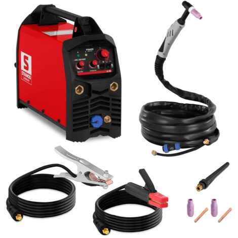 Stamos Soldador Tig Mma E-Hand Máquina De Soldadura Igbt Inverter 20-200A