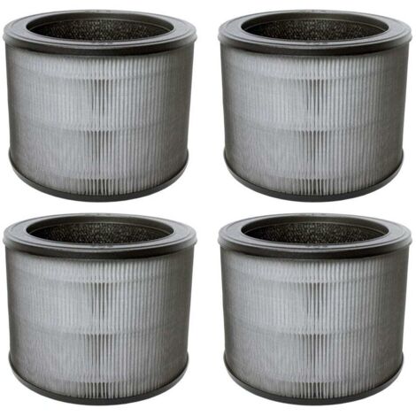 Filtro de aire AllSpares todo en uno (2 uds.) para purificadores de aire compatibles con Winix Zero Compact (Ø210x160mm)