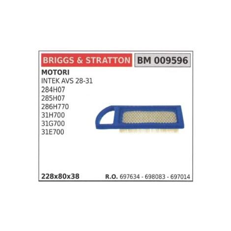 Filtro de aire BRIGGS&STRATTON cortacésped intek avs 28 31