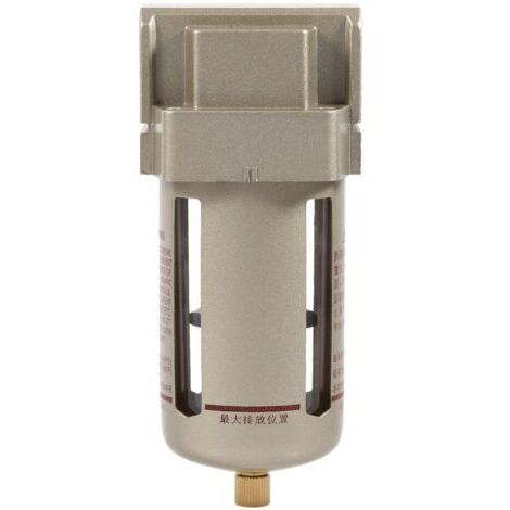 Filtro de aire comprimido de 1/2", separador de humedad para compresor, trampa, filtro de aire, accesorios, extracción de impurezas del compresor, protección, equipo de aire comprimido 170 70 68 m