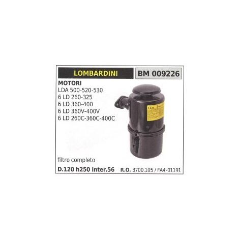 Filtro de aire motocultor LOMBARDINI LDA 500 520 530