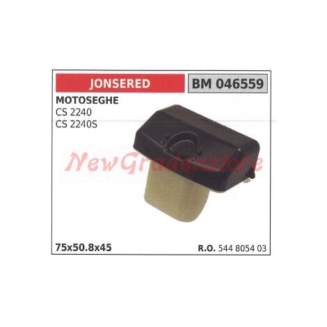 Filtro de aire motosierra JONSERED CS 2240 2240S 046559