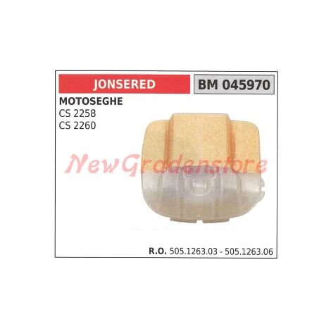 Filtro de aire motosierra JONSERED CS 2258 2260 045970