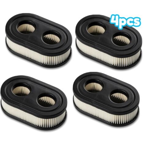 Filtro de aire para motor de cortacésped Briggs & Stratton 798452 593260 (paquete de 4)