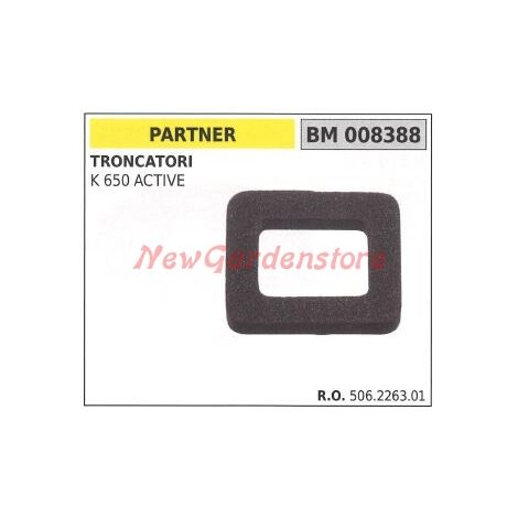 Filtro de aire PARTNER para cortadora K 650 K650 ACTIVE 008388