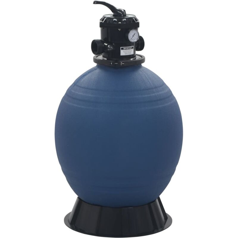 Vidaxl - Filtro De Arena De Piscina Válvula De 6 Posiciones Azul 560 Mm