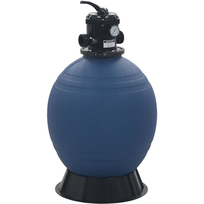 

Filtro de arena de piscina válvula de 6 posiciones azul 560 mm - Azul