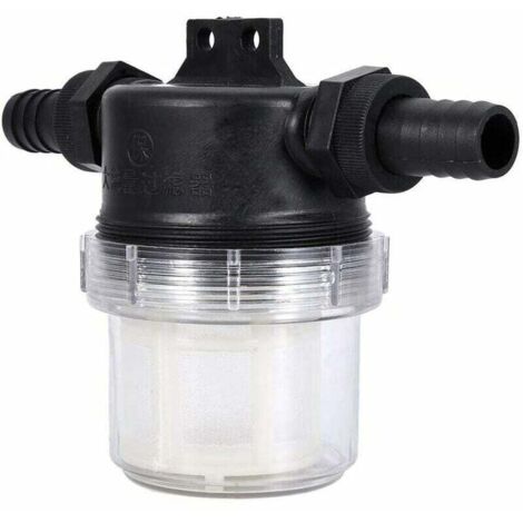 Filtro de bomba de agua, aspersor de red, tamiz de malla transparente ajustable en línea, herramienta de riego para jardinería (interfaz: 20 mm)