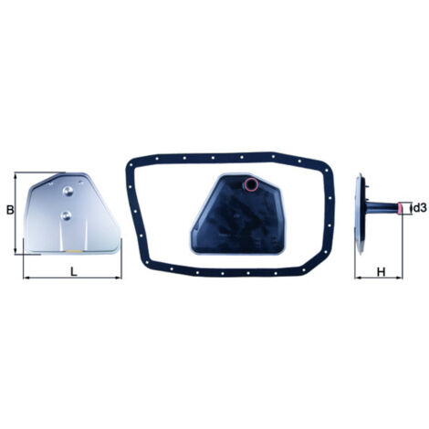 Filtro de caja de cambios Knecht HX162D
