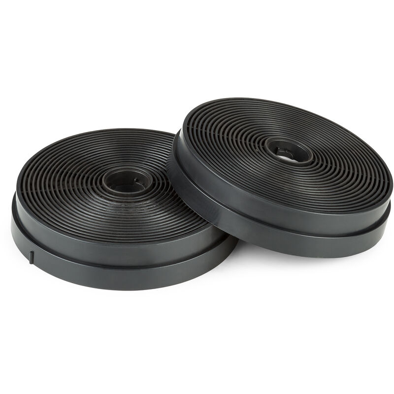 

Klarstein - Filtro de carbón activo para la campana Skyfall Smart 17,5x3,5 cm (ØxAlto) Negro