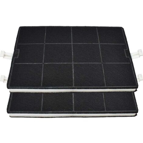 Filtro de carbón AllSpares para campanas extractoras compatibles con Bosch 00351210/351210 / DHZ5160 / Siemens LZ51600 y Neff Z5114X0 (293x200x23mm)