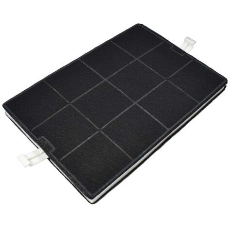Filtro de carbón AllSpares para campanas extractoras compatibles con Bosch 00351210/351210 / DHZ5160 / Siemens LZ51600 y Neff Z5114X0 (293x200x23mm)