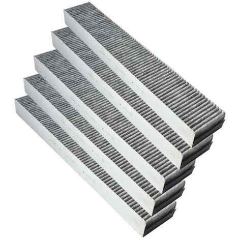 Filtro de carbón AllSpares para campanas extractoras compatibles con Bosch HEZ381700 / Siemens HZ381700 / Neff Z8500X0 y Constructa CA282110 (600x95x55mm)