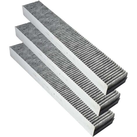 Filtro de carbón AllSpares para campanas extractoras compatibles con Bosch HEZ381700 / Siemens HZ381700 / Neff Z8500X0 y Constructa CA282110 (600x95x55mm)