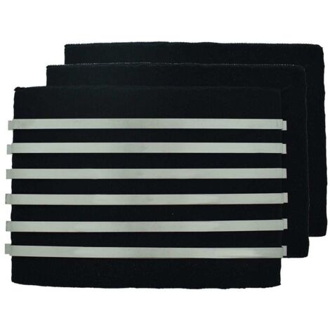 Filtro de carbón de larga duración adecuado para Faber 112.0471.608 / FLL18-90 (3 uds.)