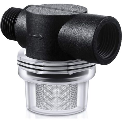 Filtro de colador para bomba de agua, filtro de manguera de repuesto con rosca para RV de 1/2 pulgada, compatible con bombas WFCO o Shurflo.