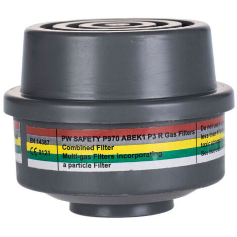 Filtro de combinación ABEK1P3 - Pack de 4 unidades / Gris