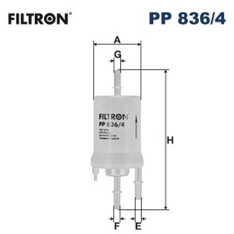 FILTRO DE COMBUSTIBLE PP8364 FILTRON