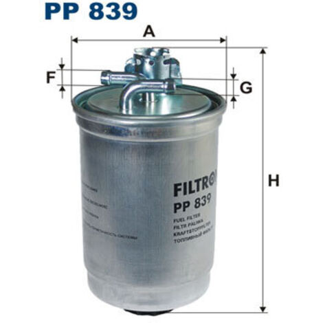 FILTRO DE COMBUSTIBLE PP839 FILTRON