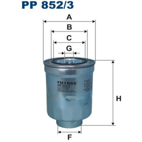 FILTRO DE COMBUSTIBLE PP8523 FILTRON