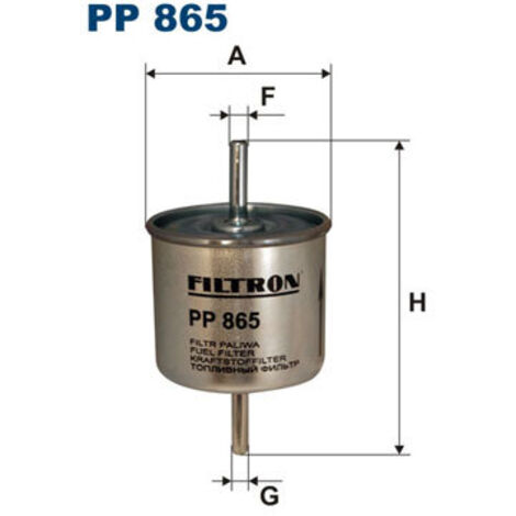 FILTRO DE COMBUSTIBLE PP865 FILTRON