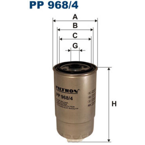 FILTRO DE COMBUSTIBLE PP9684 FILTRON