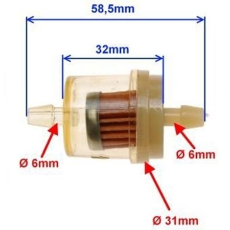 FILTRO DE COMBUSTIBLE YAMAHA APRILIA PIAGGIO GILERA MOTOR