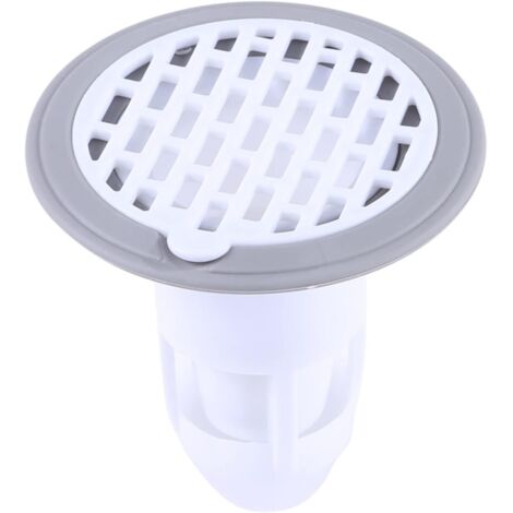 Filtro de drenaje blanco, accesorio de tapón de drenaje, manguera de drenaje de ducha antiolor, adecuado para fugas de drenaje de baño y cocina.