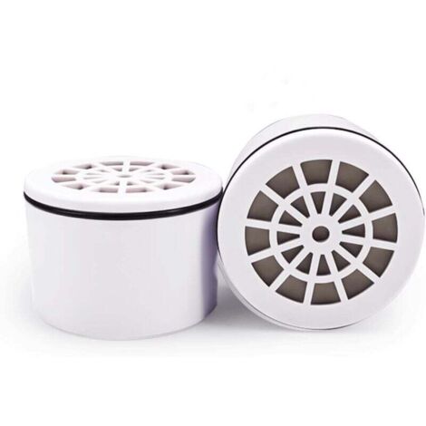 Filtro de ducha, 2 piezas, elemento antical, filtración de alta precisión, elimina olores, cloro y metales pesados, apto para la filtración del agua de la ducha.